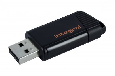 INTEGRAL  - Cl&eacute; USB 2.0 pulse puissance 32GB - Orange 