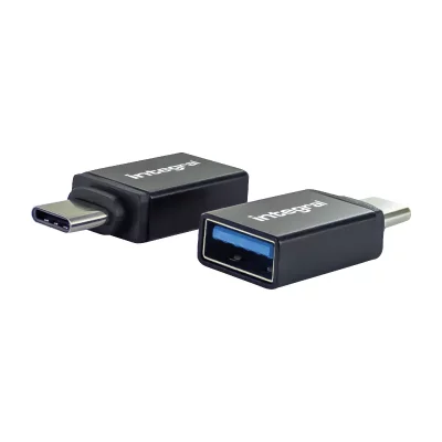 INTEGRAL  MEMORY Adaptateur USB de Type A vers du Type C, pack de 2