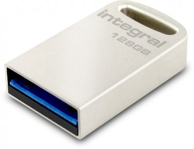 INTEGRAL  MEMORY Cl&eacute; USB 3.0 Fusion - 128 Go - M&eacute;tal