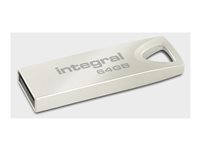 INTEGRAL EUROPE Integral Metal ARC - Cl&eacute; USB - 64 Go - USB 2.0