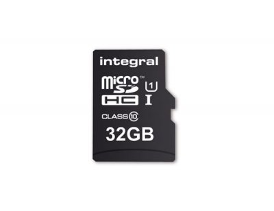 INTEGRAL  Microsdhc 32gb Type 10 Memory Card Noir