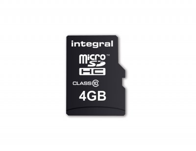 INTEGRAL  UltimaPro - carte m&eacute;moire flash - 4 Go - microSDHC 