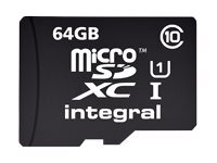 INTEGRAL EUROPE Integral UltimaPro - Carte m&eacute;moire flash - 64 Go - UHS Class 1 / Class10 - microSDXC UHS-I