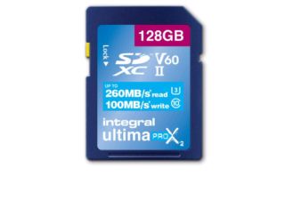 INTEGRAL  UltimaPro X2 - carte memoire flash - 128 Go - SDXC UHS-II