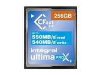 INTEGRAL EUROPE Integral UltimaPro X2 - carte memoire flash - 256 Go - CFast 2.0