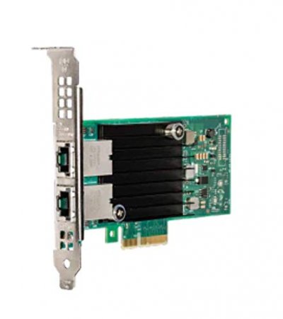 INTEL  X550T2BLK Carte r&eacute;seau PCI-Express 10Gbps 2X Ports Noir/Vert