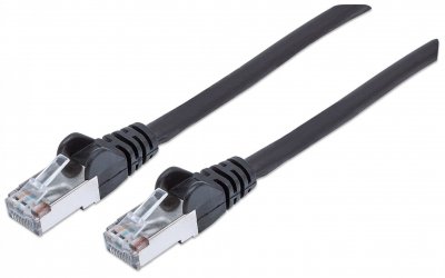 IC INTRACOM Intellinet 735667 C&acirc;ble R&eacute;seau, RJ45 Connecteur M&acirc;le, Cat 6 SFTP 100% Cuivre, Noir, 7,5 m