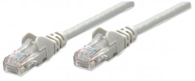 INTELLINET  RJ-45, M/M, 10m c&acirc;ble de r&eacute;seau Gris Cat5e U/UTP 325950