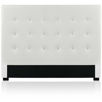INTENSE DECO  T&ecirc;te de lit capitonn&eacute;e Premium 160cm Blanc