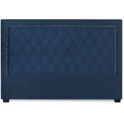 INTENSEDECO INTENSE DECO T&ecirc;te de lit Nolwen Velours Bleu Fonc&eacute; 180cm