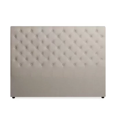 INTENSE DECO INTENSEDECO T&ecirc;te de lit capitonn&eacute;e Constance 160cm Tissu Beige