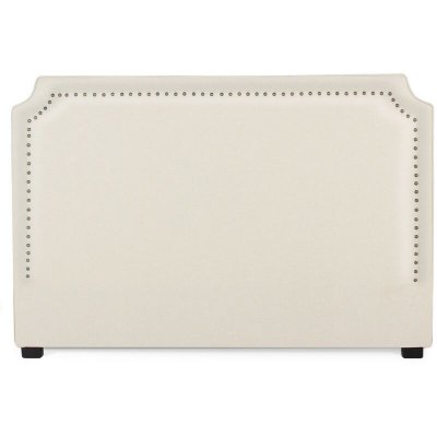 INTENSEDECO  - T&ecirc;te de lit Diana Tissu 180cm Beige - Beige