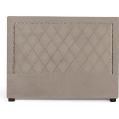 INTENSE DECO INTENSEDECO T&ecirc;te de lit Nolwen Velours Taupe 160cm