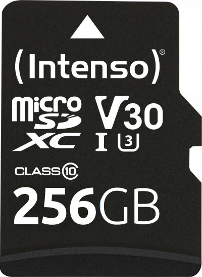 INTENSO  3433492 m&eacute;moire flash 256 Go MicroSDXC UHS-I Classe 10 - Neuf