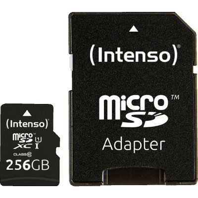 INTENSO  Carte MicroSDXC UHS-I Premium Class 10 - 256Go