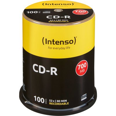 INTENSO  CD-R 700 Mo, 52x Spindle Lot de 100 (Import Allemagne)