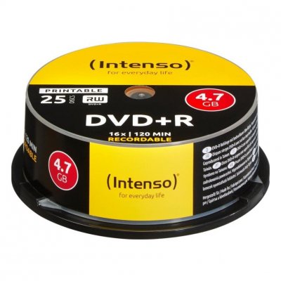INTENSO  - DVD+R x 25 - 4.7 Go - support de stockage