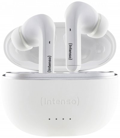 INTENSO  White Buds - &Eacute;couteurs Bluetooth sans Fil, T302A