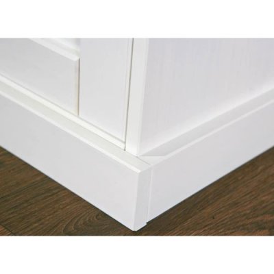Inter Link Berlin Buffet, Pin, Blanc, Brun, 90 x 45 x 190 cm