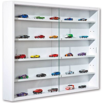 Inter Link : Vitrine murale Compilati pour miniatures - Blanc 