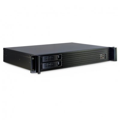 INTER TECH Inter-Tech 1.5U-1528L Support Noir, Serveur de logement