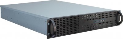 INTER TECH Inter-Tech 2U-2129N Support Noir, Argent, Serveur de logement
