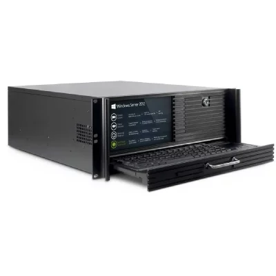 INTER TECH Inter-Tech 4U 4452-TFT Support Noir - Neuf