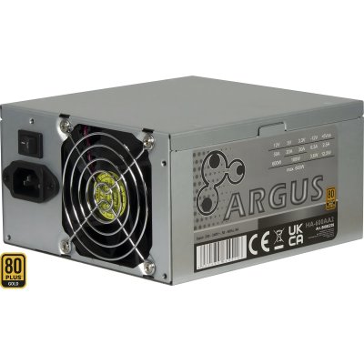 INTER TECH Inter-Tech Argus PSU Alimentation PC 600 W ATX 80PLUS&reg; Gold