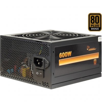 INTER TECH Inter-Tech ArgusNT BPS-600 Alimentation PC 600 W ATX 80PLUS&reg; Bronze