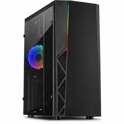 INTER TECH Inter-Tech B-02 RGB Tower Noir, Moyenne tour