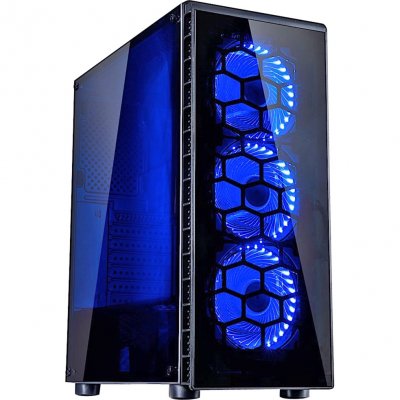 INTER TECH Inter-Tech CXC2 - Tour - ATX - windowed side panel (acrylic) - pas d'alimentation - USB/Audio 
