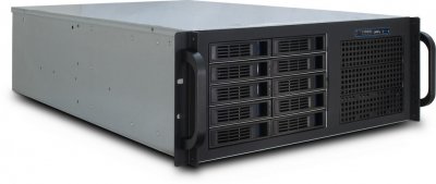 INTER TECH Inter-Tech IPC 4U-4410 Support Noir, Serveur de logement