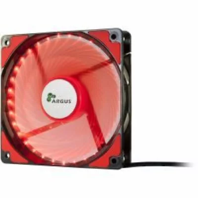 INTER TECH Inter-Tech L-12025 Boitier PC Ventilateur 12 cm Noir, Rouge