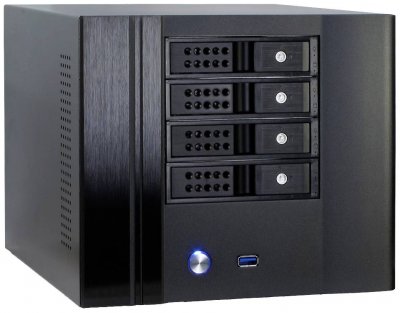 INTER TECH Inter-Tech SC-4004 Small Form Factor (SFF) Noir, Moyenne tour
