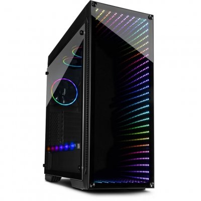 INTER TECH ELEKTRONIK HANDELS Inter-Tech X-908 Infini2 Tower Noir, Moyen tour
