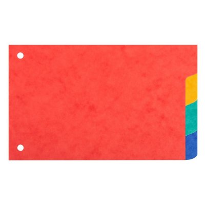  Intercalaires 10x15 cm - EXACOMPTA - 4 positions