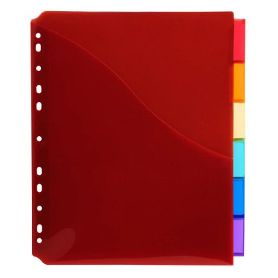 EXACOMPTA Intercalaires Exashow A4 -  - 6 positions - Transparents