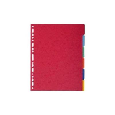 EXACOMPTA Intercalaires nature future carte lustree 400g 6 positions - a4 maxi
