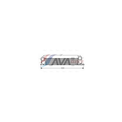 AVA DEUTSCHLAND GMBH Intercooler radiateur de turbo AVA QUALITY COOLING BW4378 (X1)