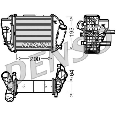 DENSO Intercooler radiateur de turbo  DIT02005 (X1)