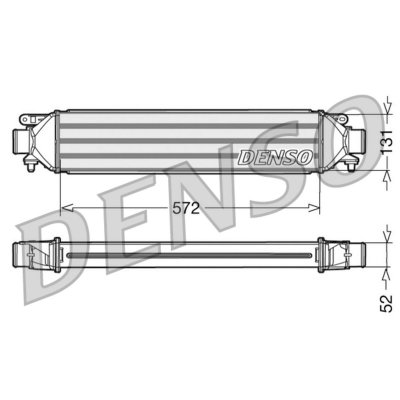 DENSO Intercooler radiateur de turbo  DIT09107 (X1)