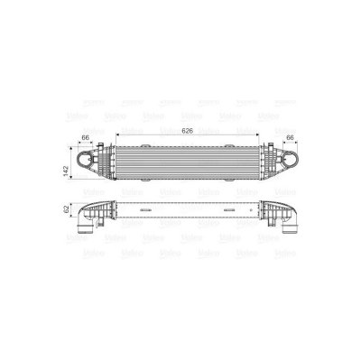 VALEO Intercooler refroidisseur d':air de suralimentation 818617 