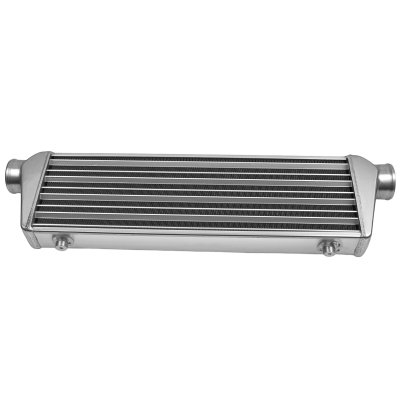 MAXPEEDINGRODS Intercooler universel en aluminium &agrave; montage avant turbo 27 x 7x2,5 inch tube et ailette