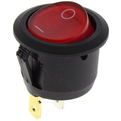 HARPER Interrupteur 3 cosses rouge pour Centrale vapeur Polti