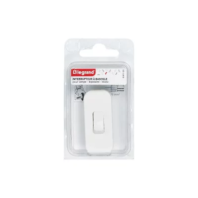 LEGRAND Interrupteur bip 2a 250v blanc  091153