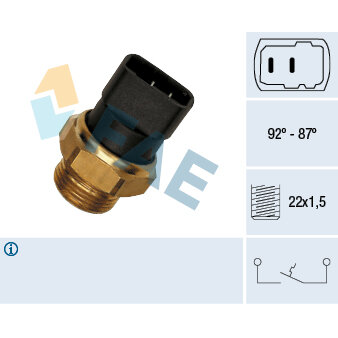 FAE Interrupteur de temp&eacute;rature, ventilateur de radiateur  37260