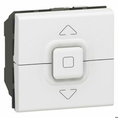 LEGRAND Interrupteur de volets roulants 500W maximum Mosaic 2 modules - blanc