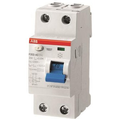 ABB interrupteur diff&eacute;rentiel -  - f202 - 2p - 40a - 30ma -  440551