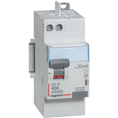 LEGRAND Interrupteur diff&eacute;rentiel automatique DX3 30 mA-40A type AC 