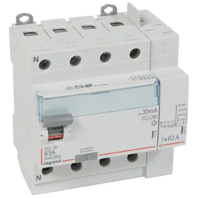 LEGRAND Interrupteur Diff&eacute;rentiel Dx3 63A 30Ma 4 Poles Type Hpi - Vis / Auto